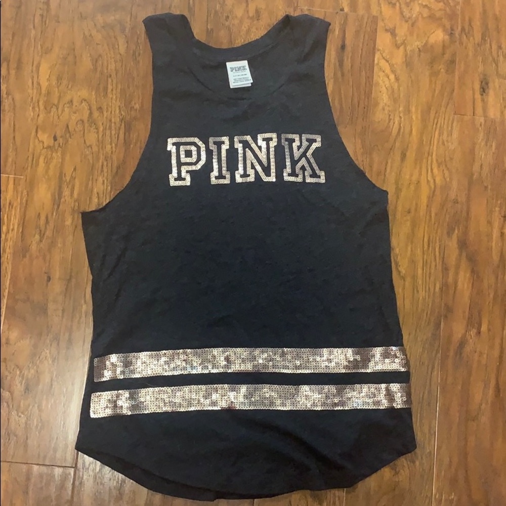 Grey PINK tank top